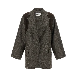 Brown Wool Blazer