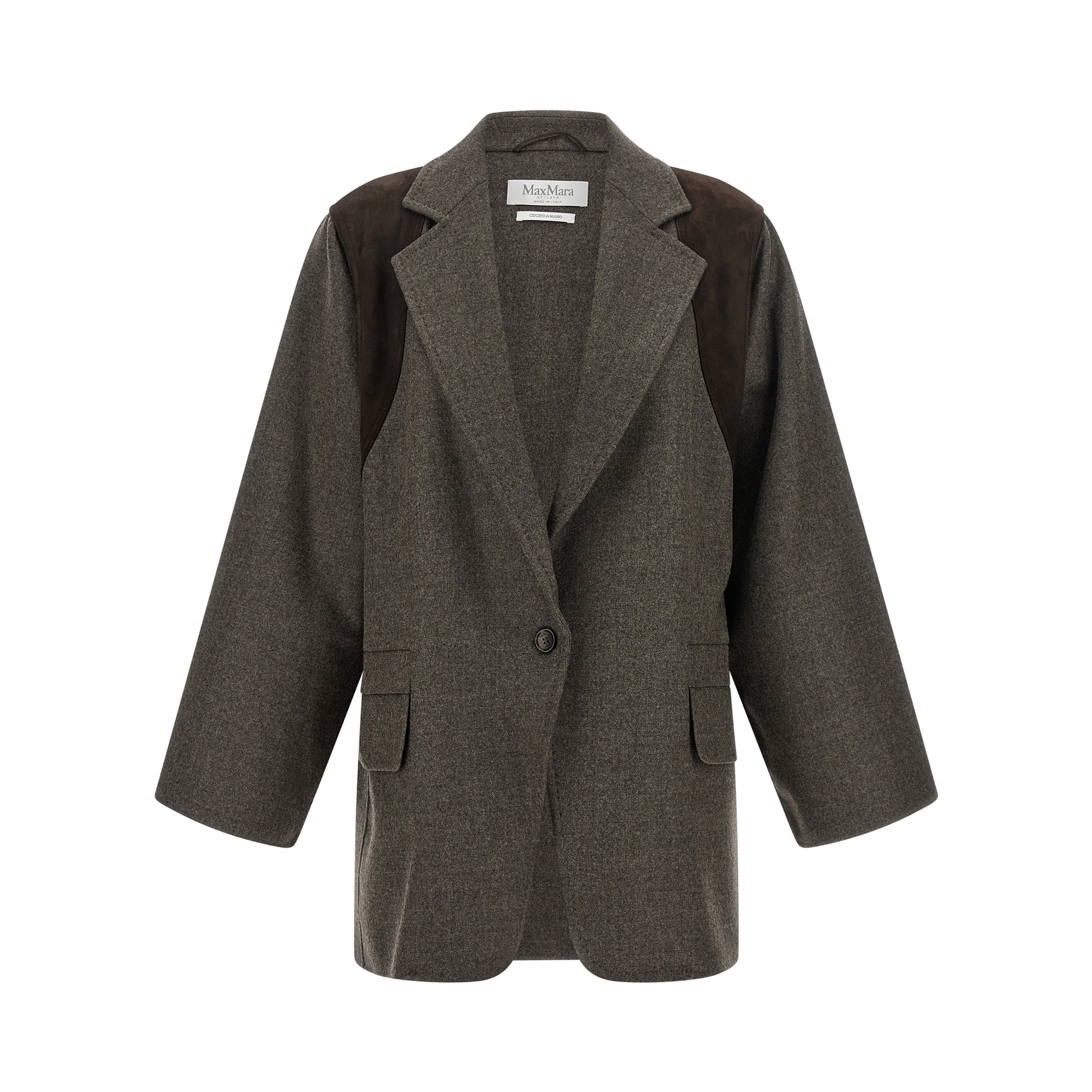 Brown Wool Blazer