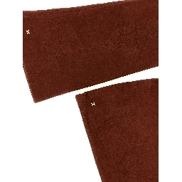Brown Lamb Leather Gloves