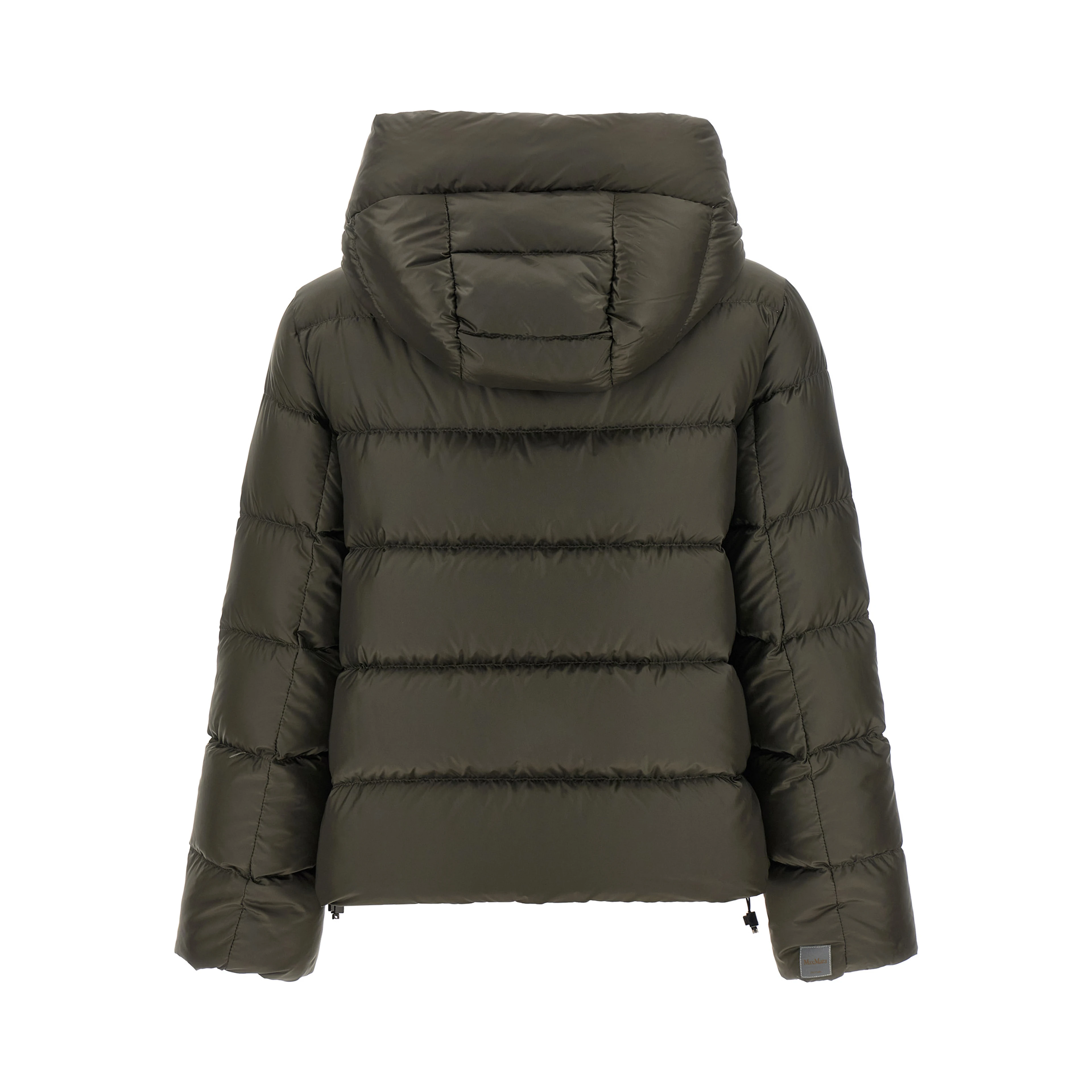 Bicolor Polyester Full-Length Jacket