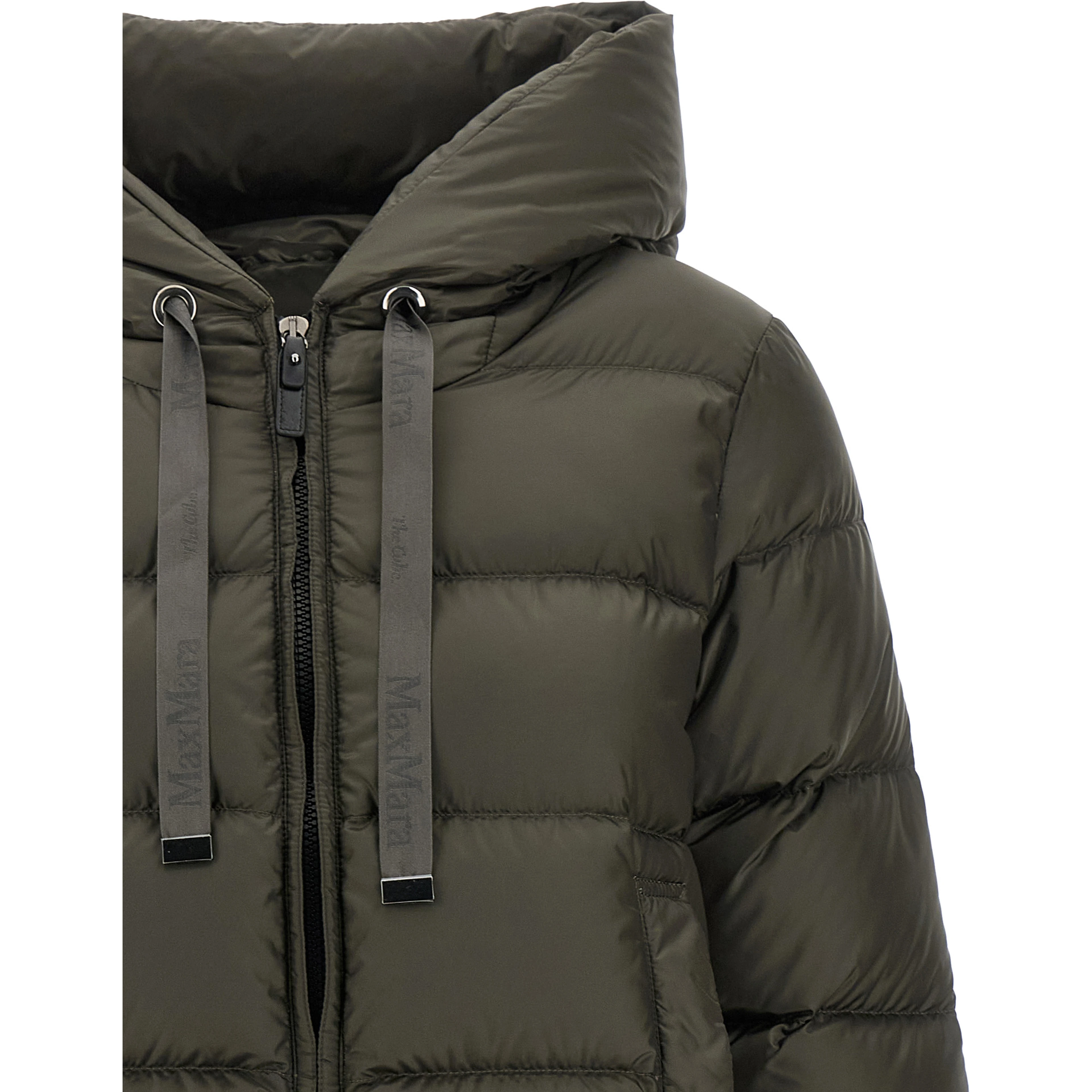Bicolor Polyester Full-Length Jacket