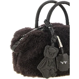 Brown Alpaca Leather Handbag