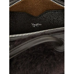 Brown Alpaca Leather Handbag