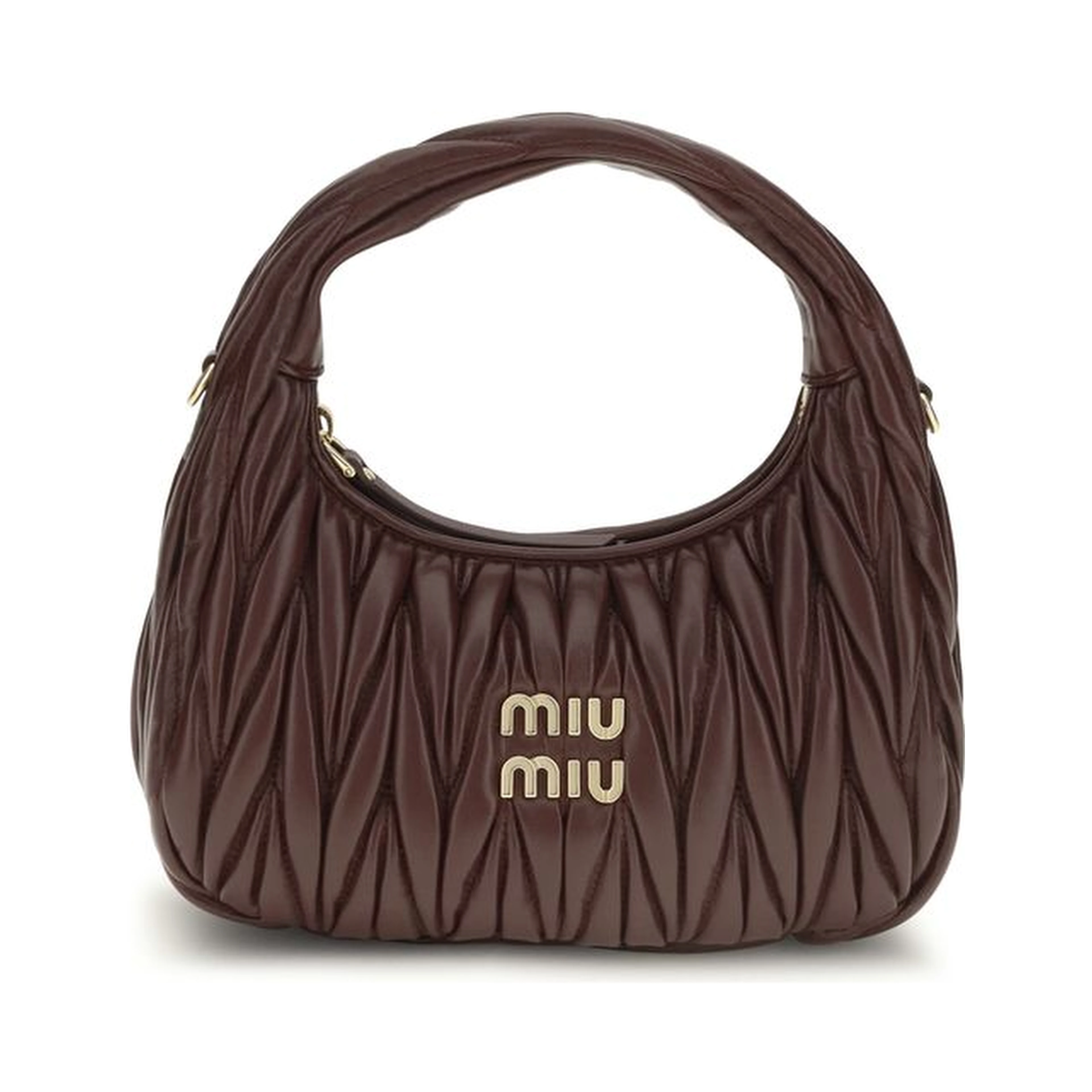 Bordeaux Calf Leather Bos Taurus Shoulder Bag