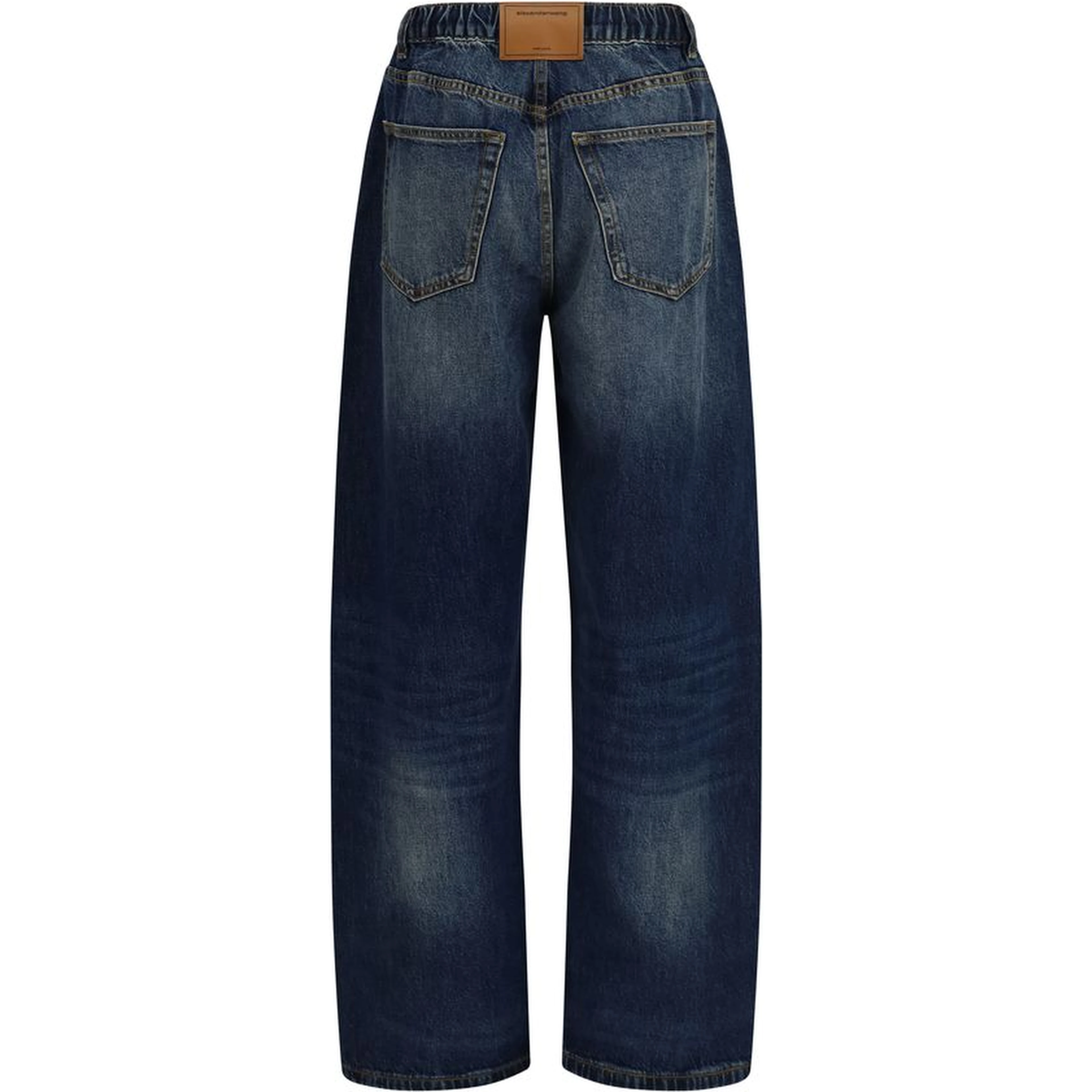 Blue Cotton Relaxed Fit Jeans