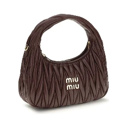 Bordeaux Calf Leather Bos Taurus Shoulder Bag