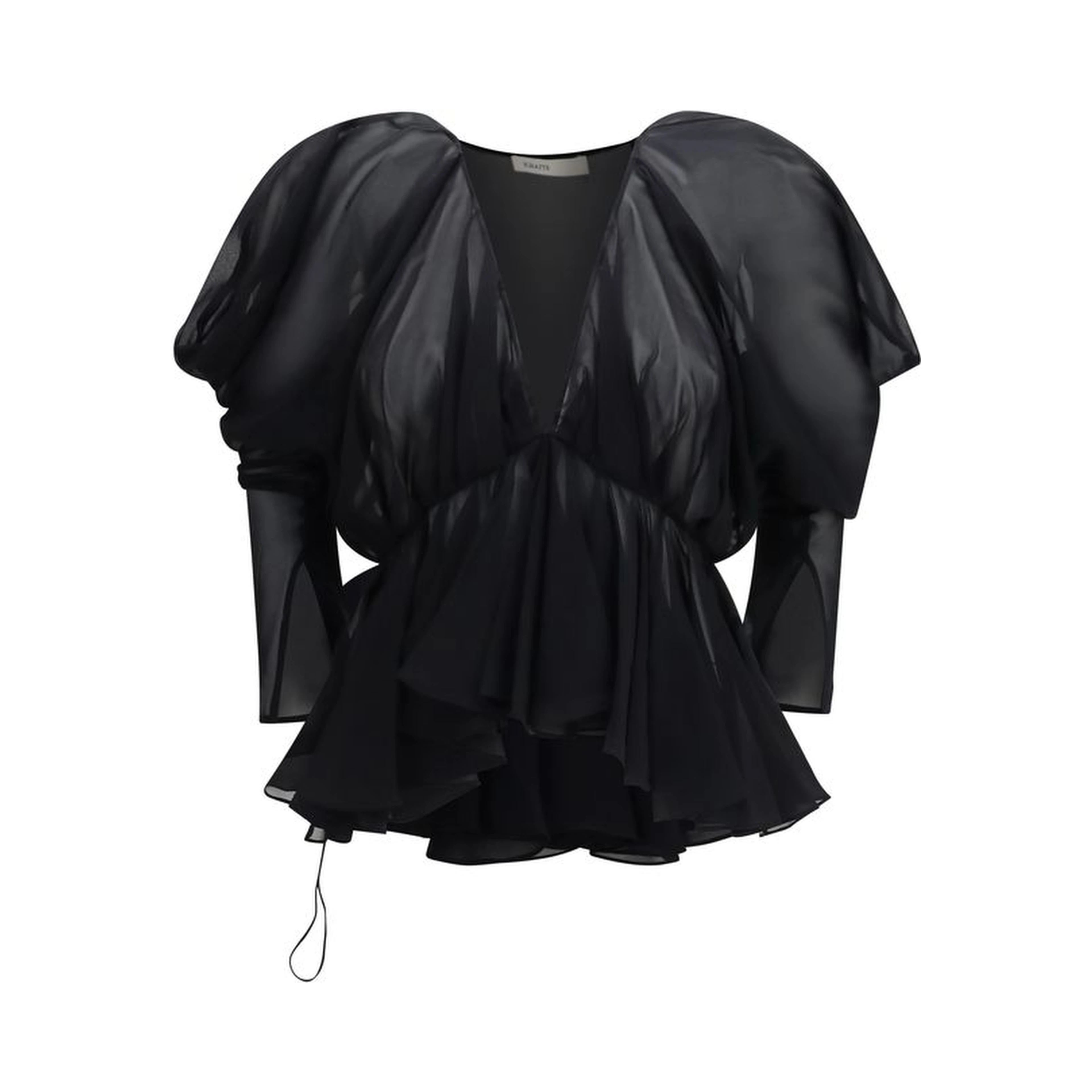 Black Silk Blouse