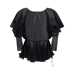 Black Silk Blouse