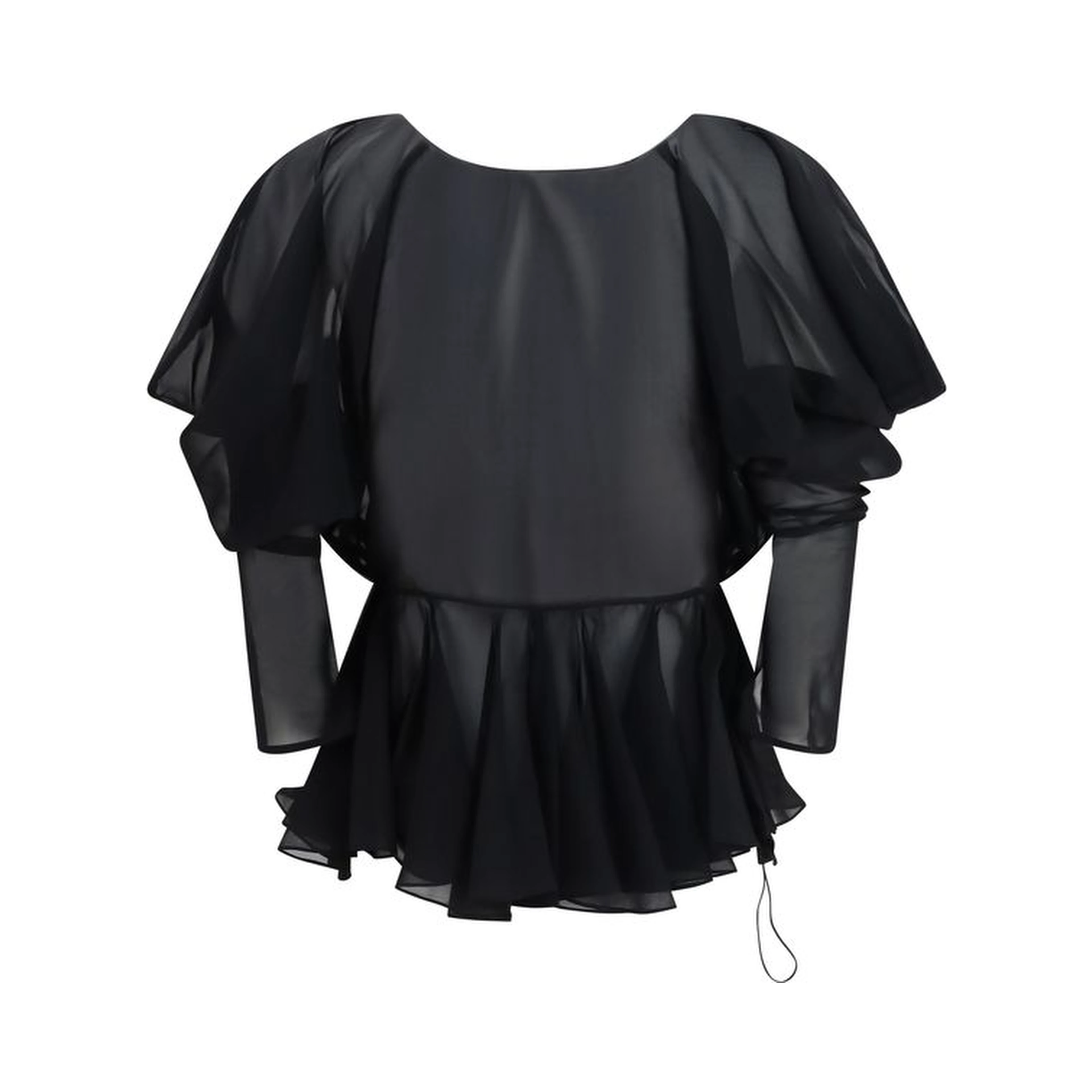 Black Silk Blouse