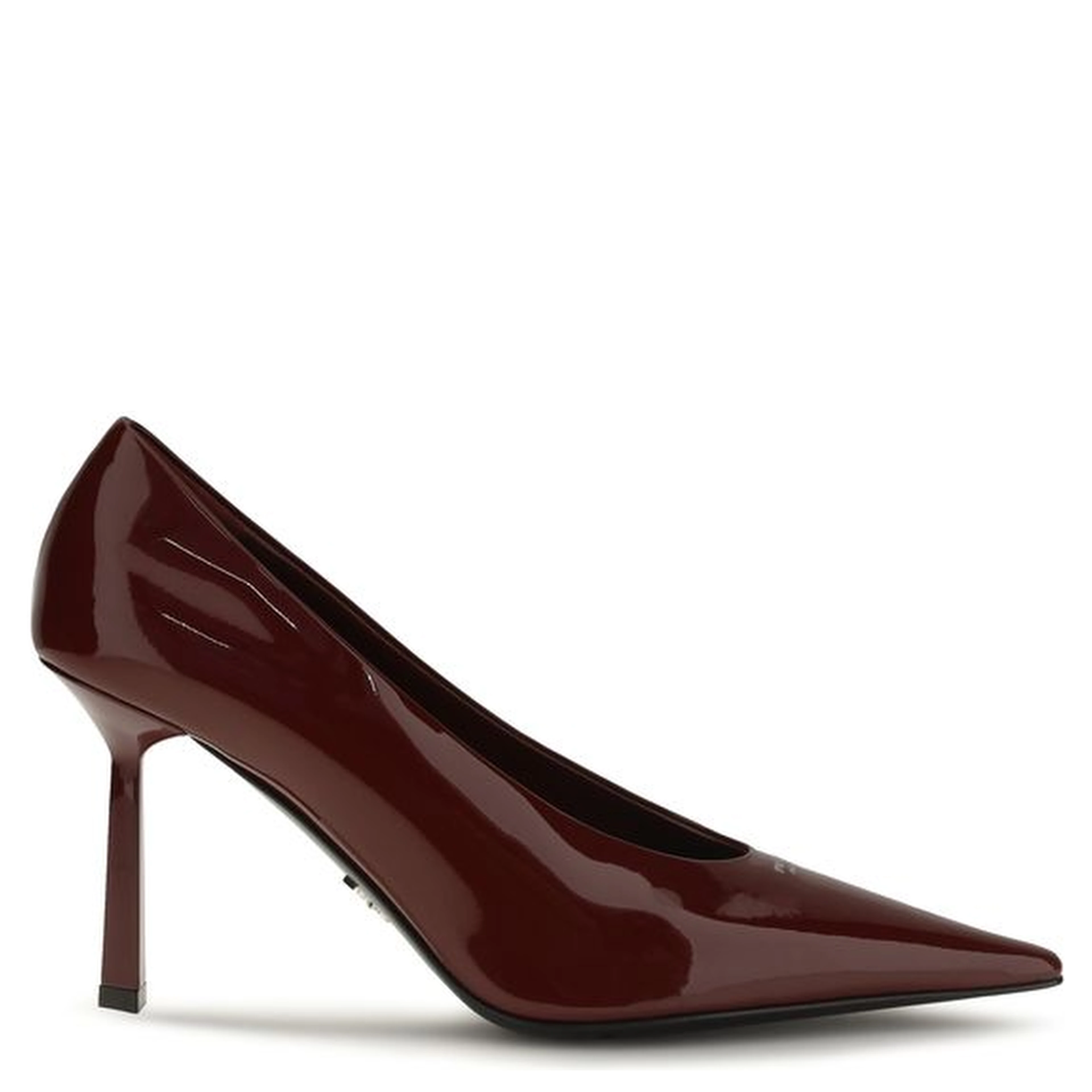 Bordeaux Goatskin High Heel Pumps