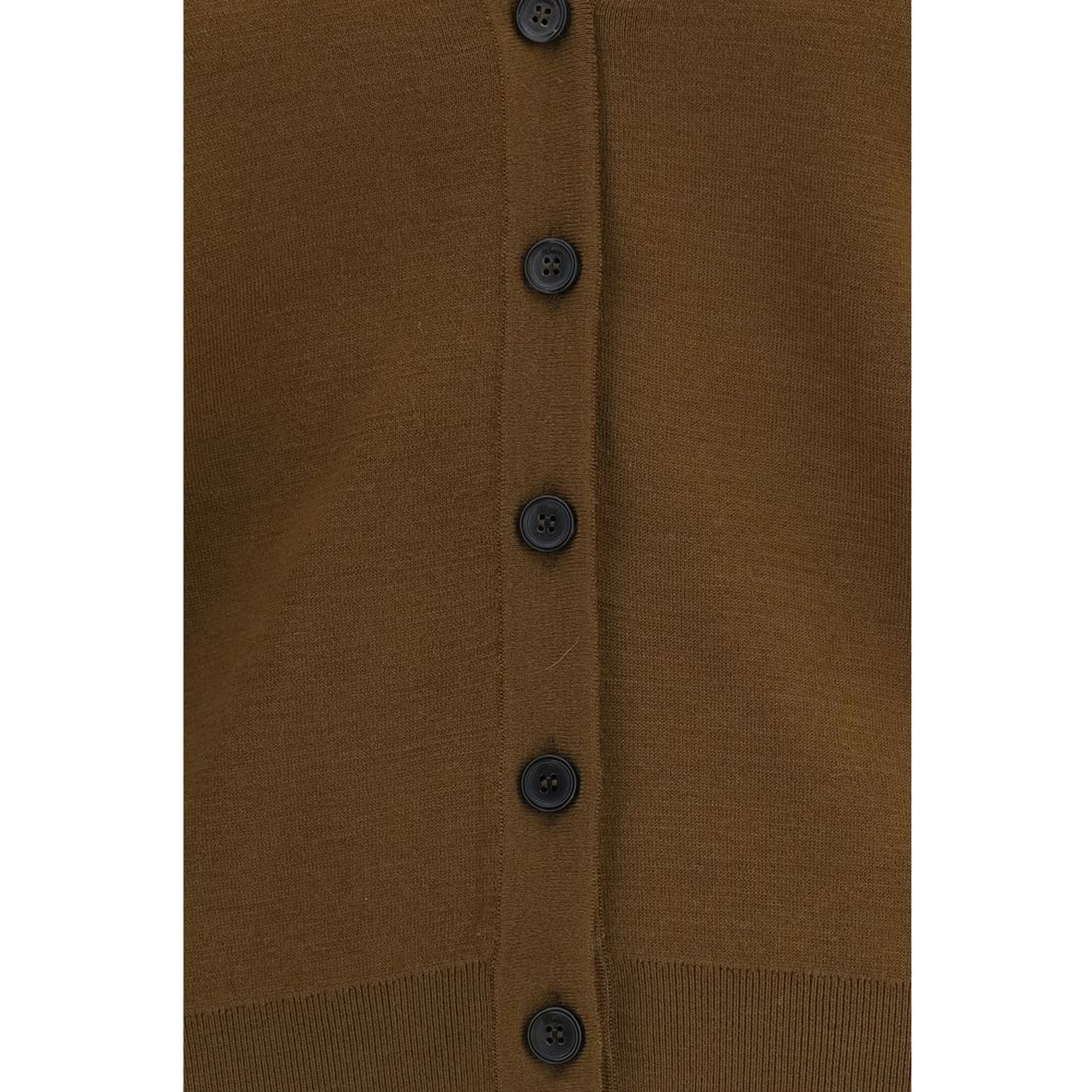 Brown Wool Oves Aries Cardigan