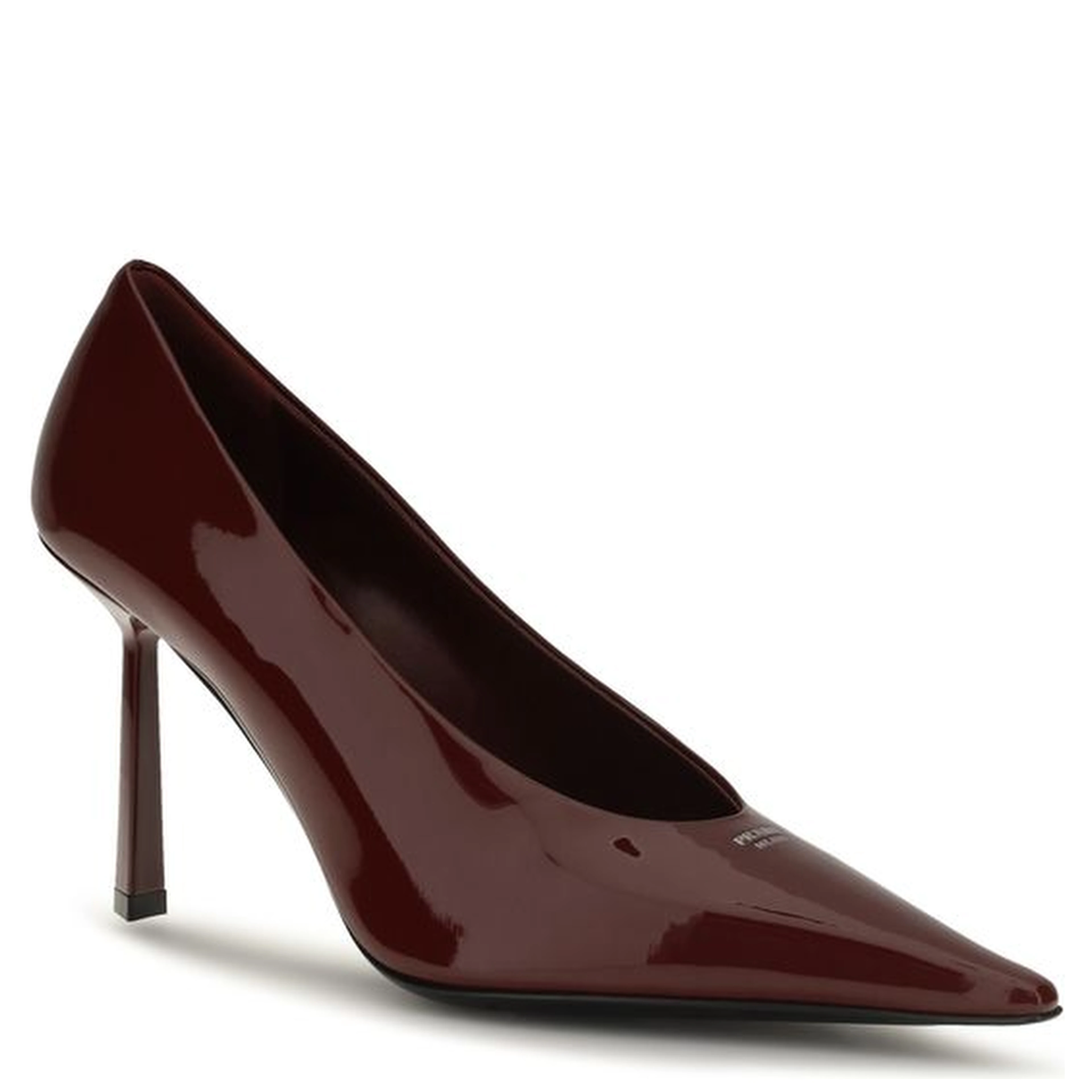 Bordeaux Goatskin High Heel Pumps