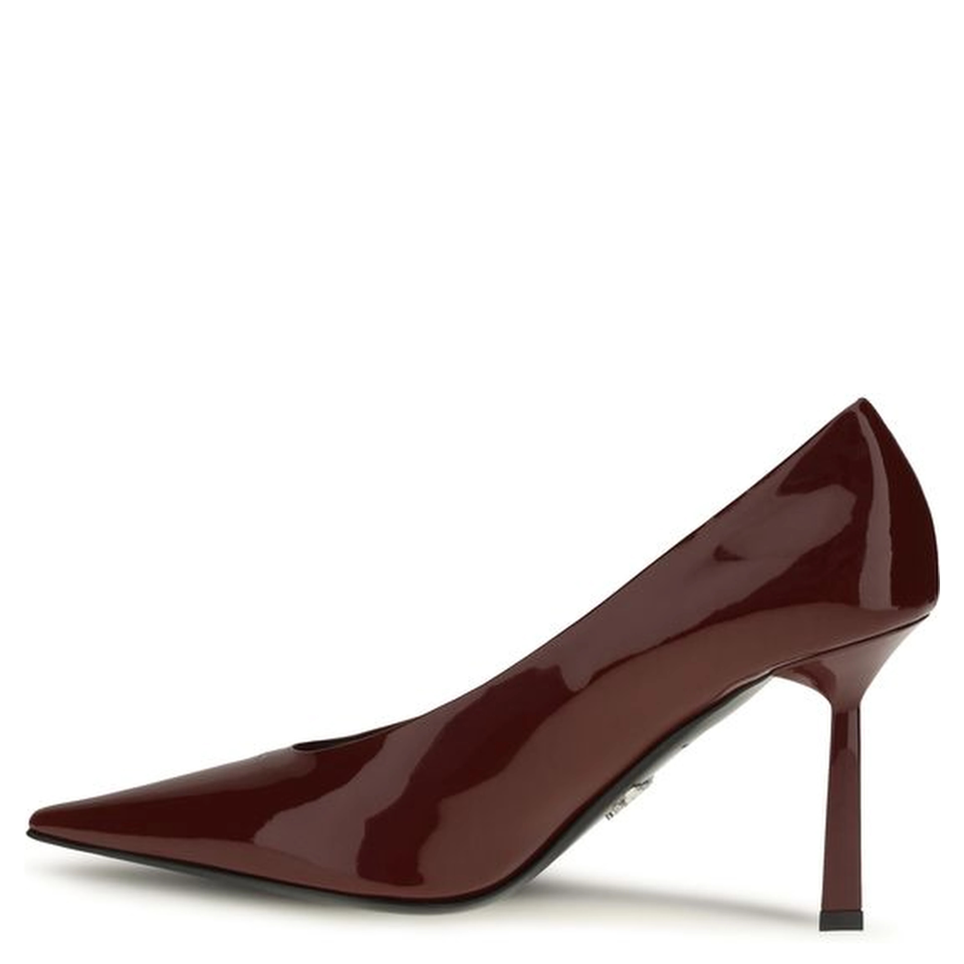 Bordeaux Goatskin High Heel Pumps