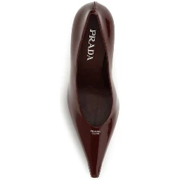 Bordeaux Goatskin High Heel Pumps