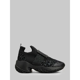 Viv' Run sneakers with sequins in black