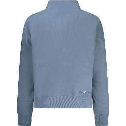 Blue Cotton Women's Sweatshirt
