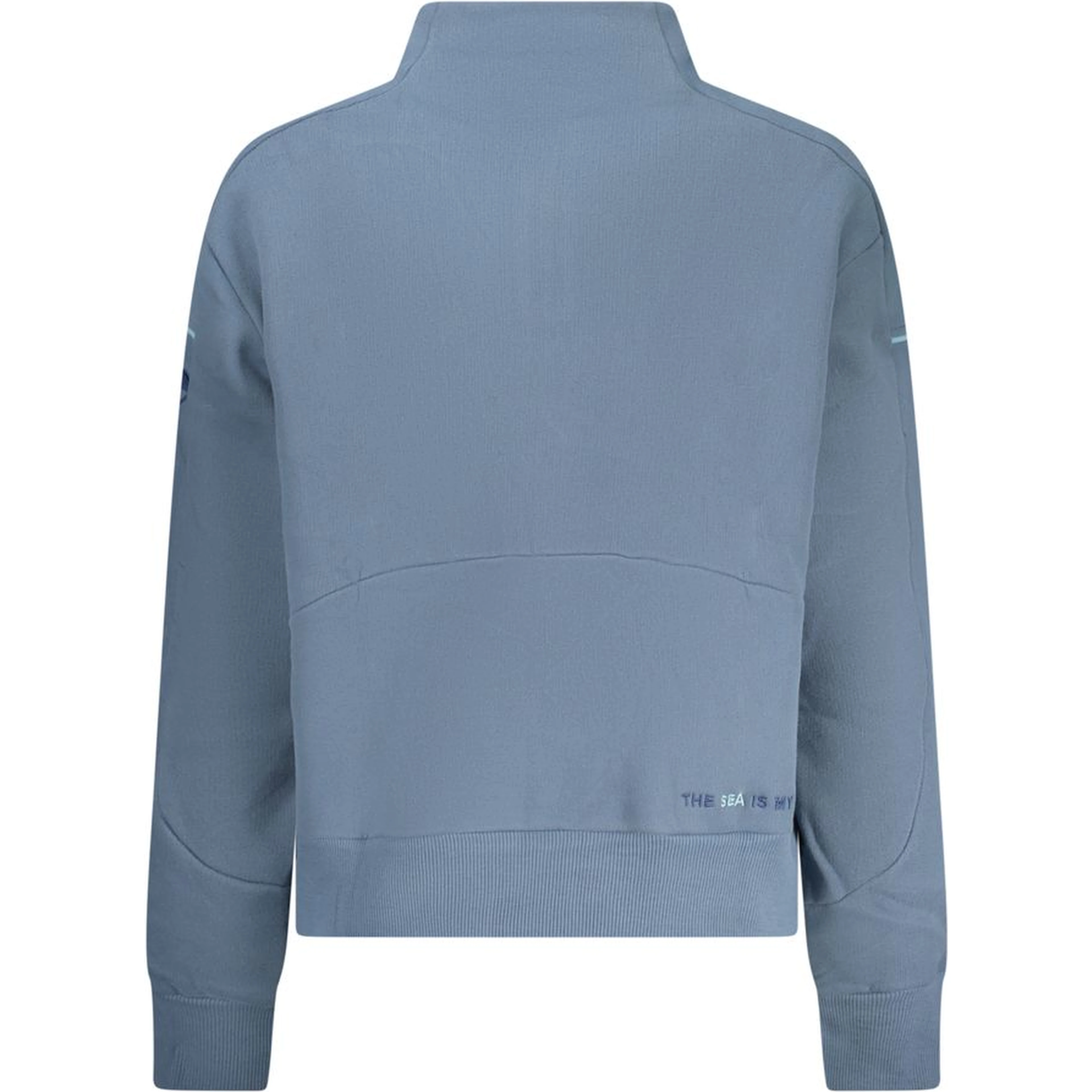 Blue Cotton Women's Sweatshirt