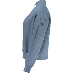 Blue Cotton Women's Sweatshirt