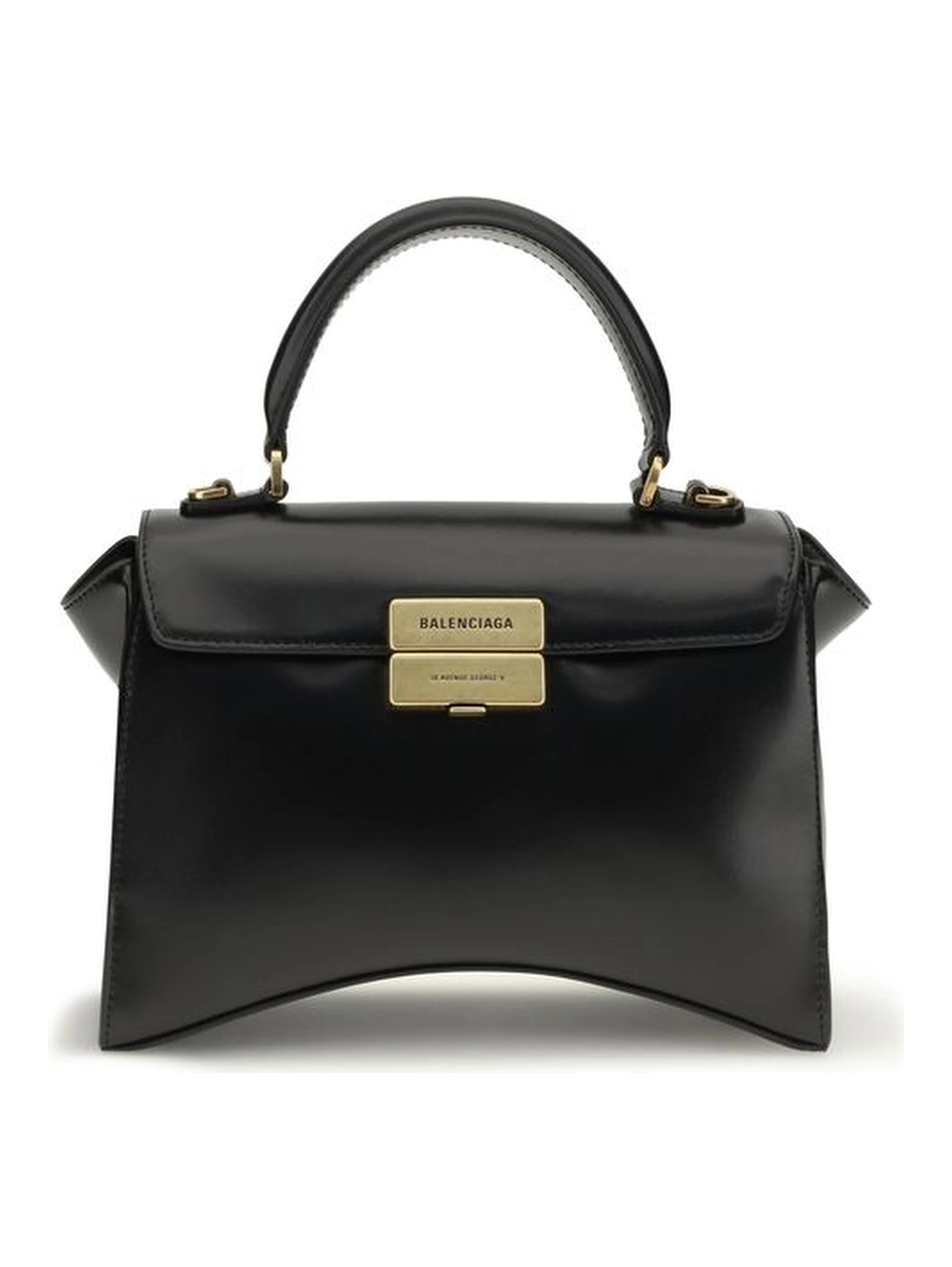 Black Calf Leather Bos Taurus Shoulder Bag