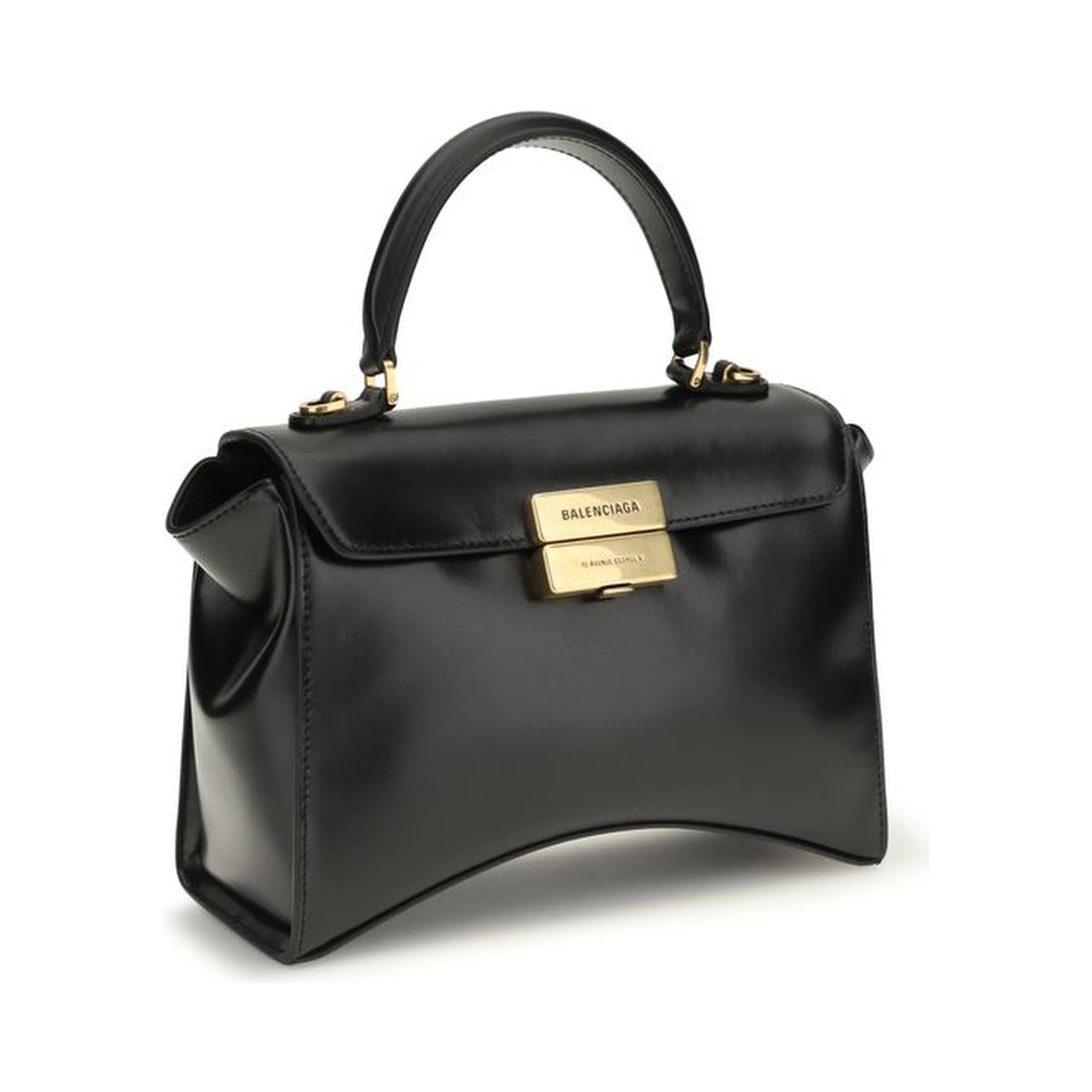 Black Calf Leather Bos Taurus Shoulder Bag