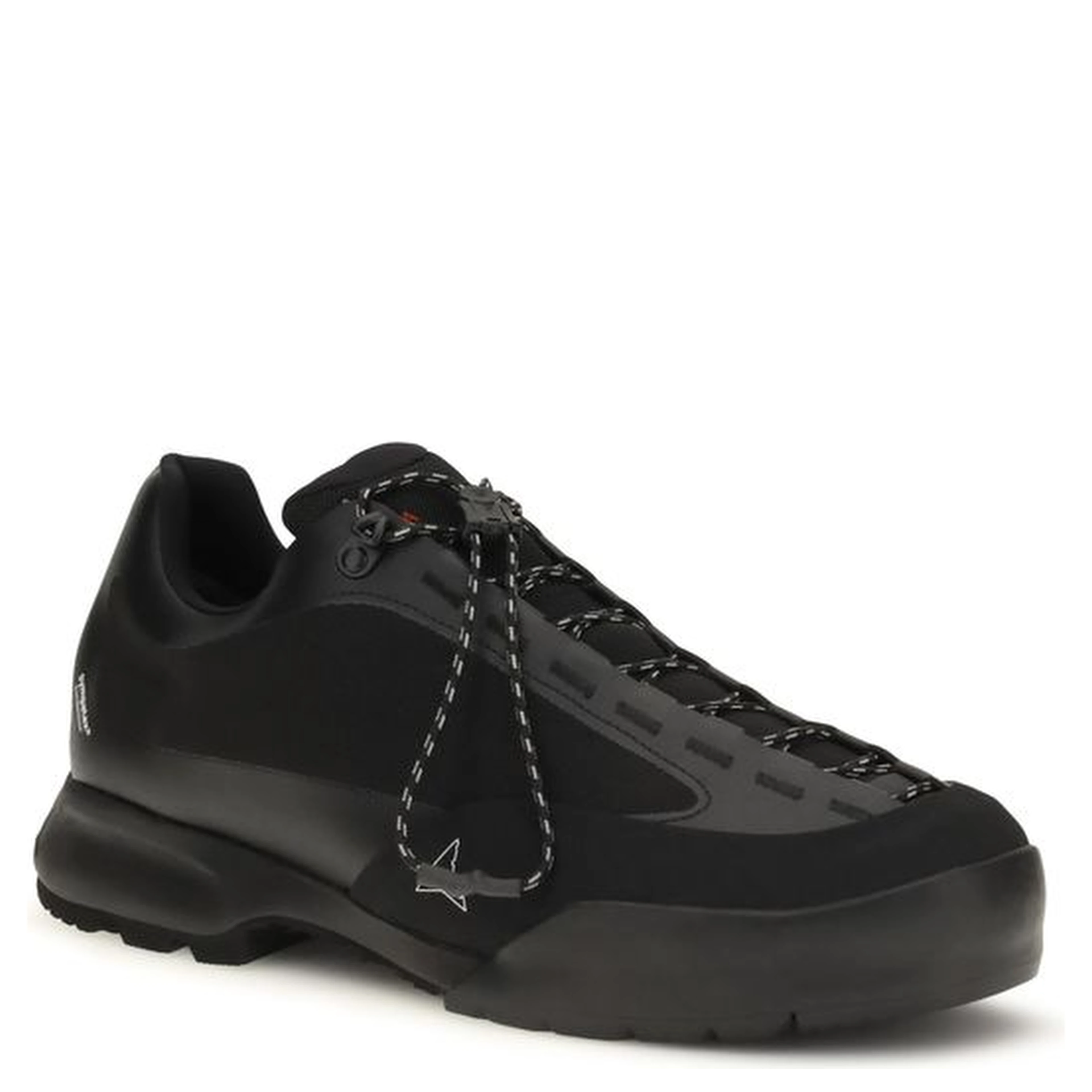 Black Nylon Athletic Sneakers