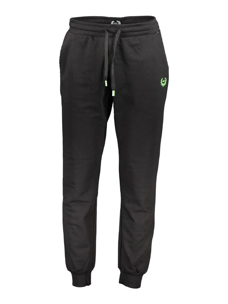 Black Cotton Men's Track Pant