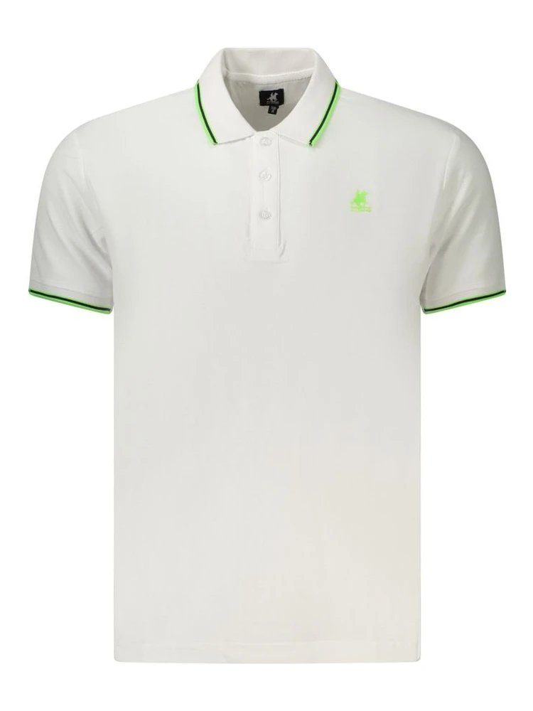 White Cotton Men's Polo Shirt