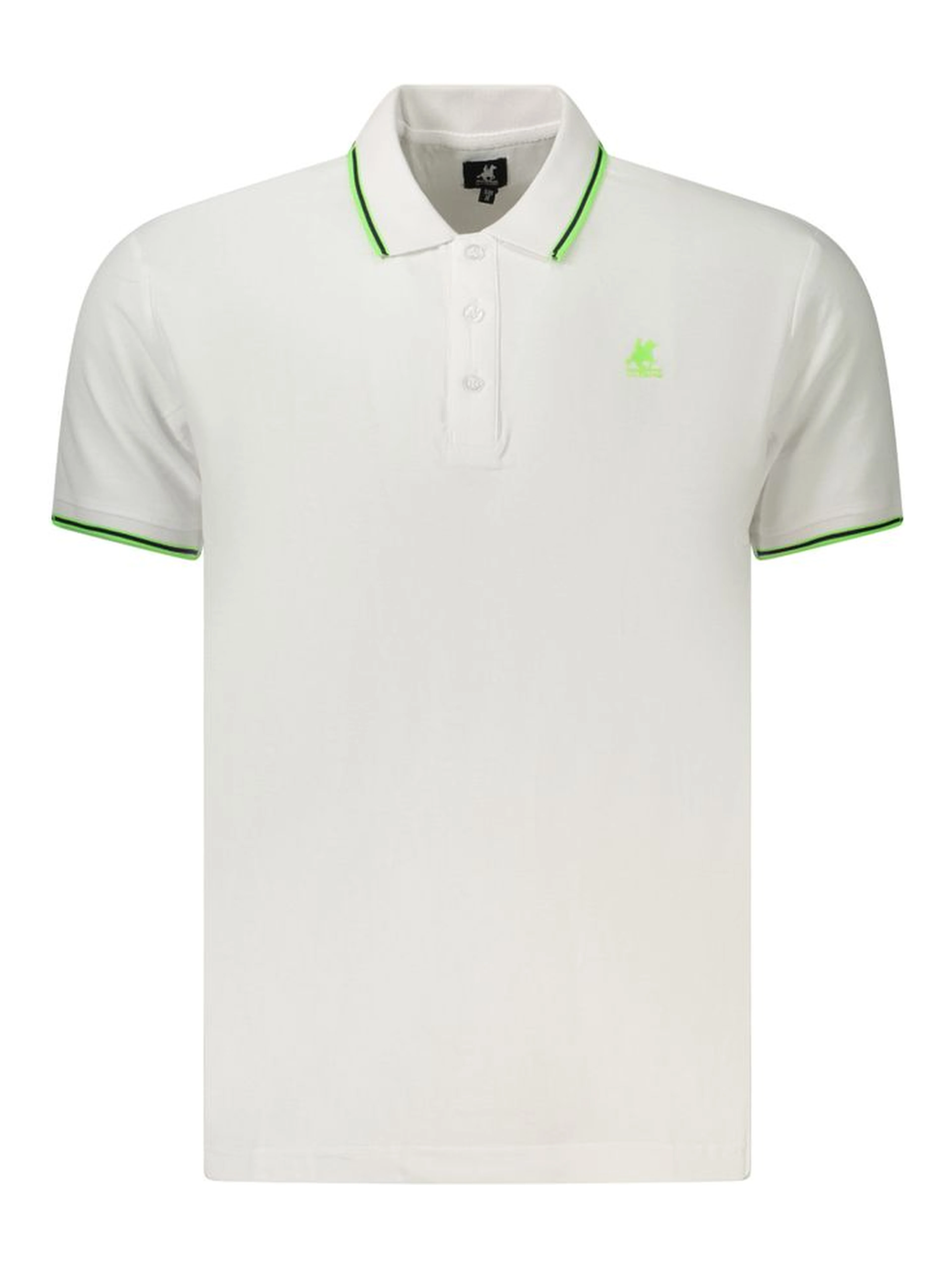White Cotton Men's Polo Shirt