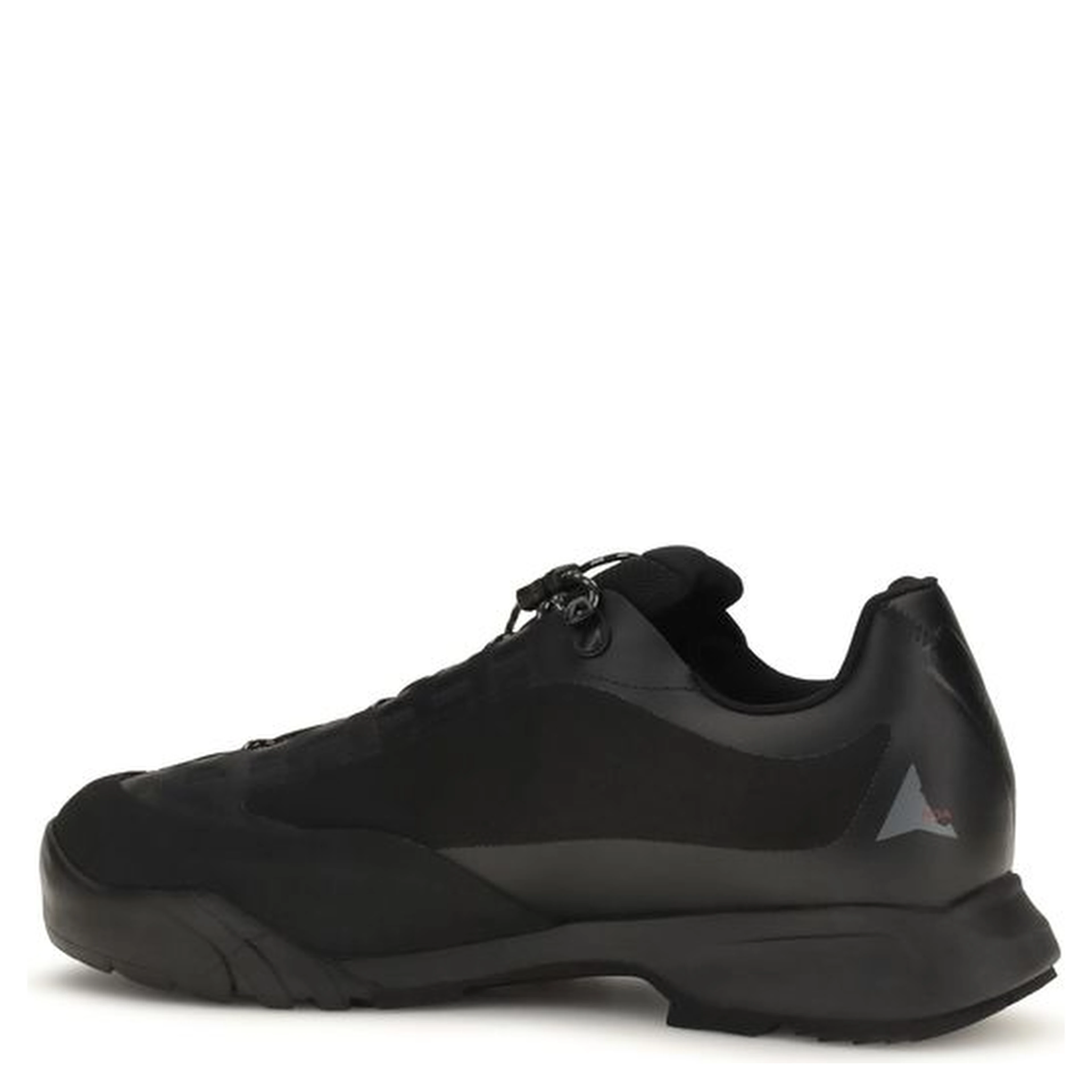 Black Nylon Athletic Sneakers
