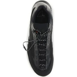 Black Nylon Athletic Sneakers