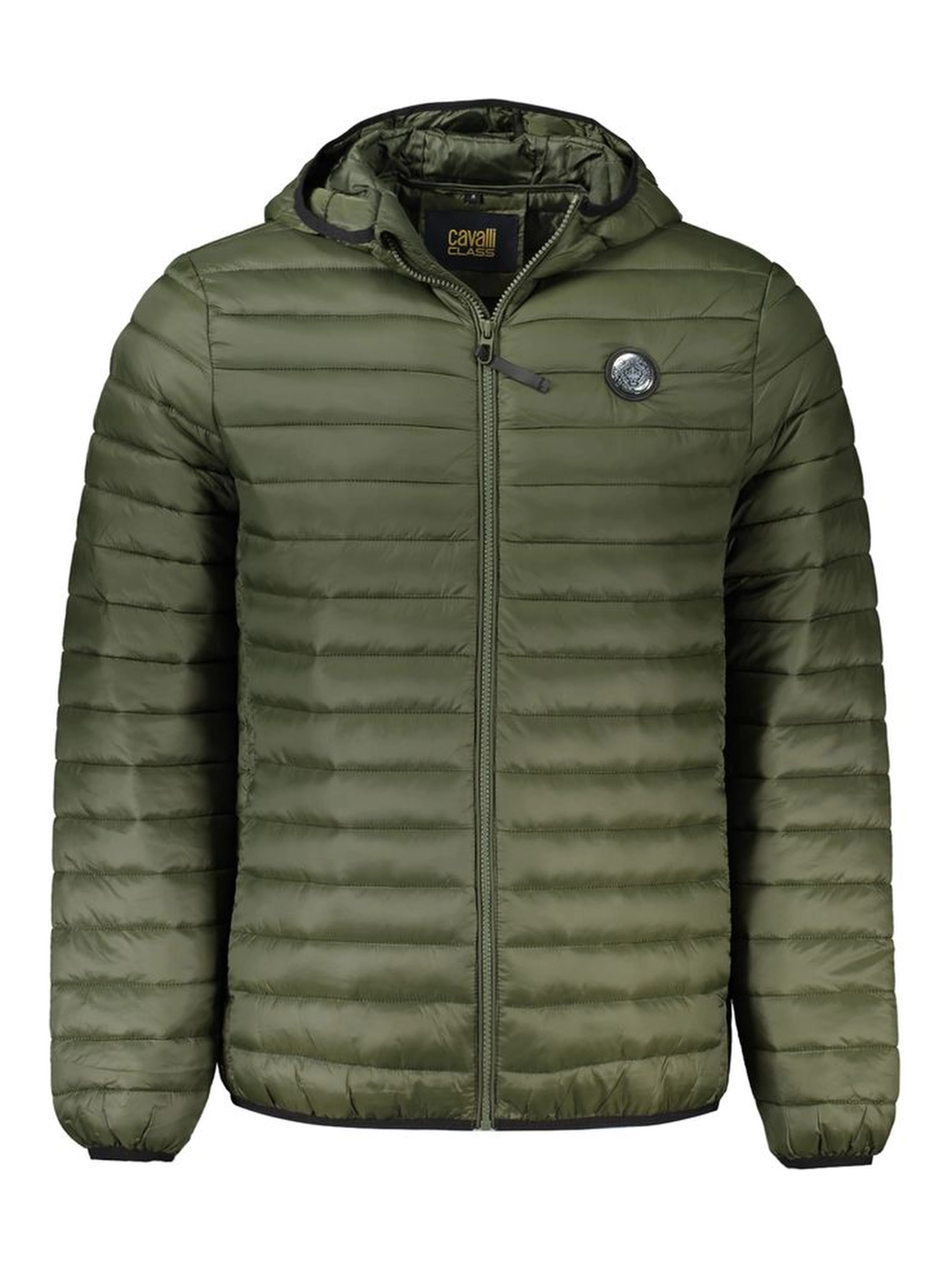 Green Polyamide Men Jacket