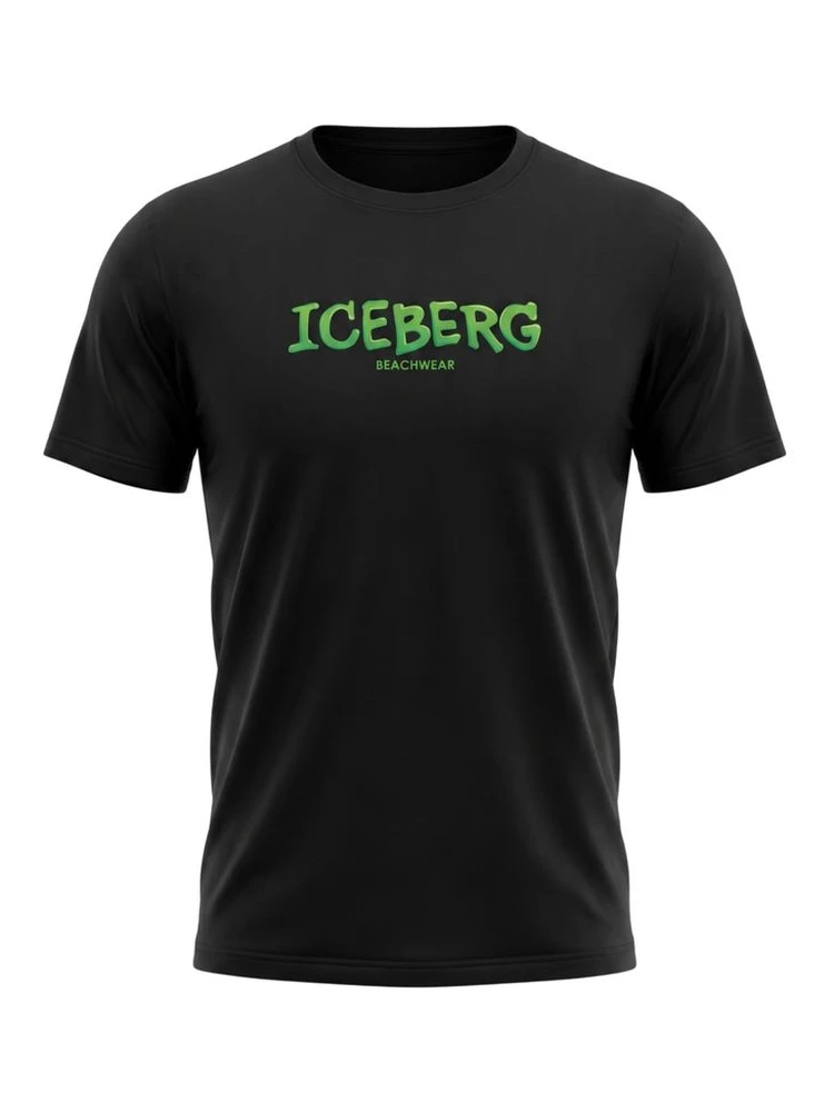 Black Cotton Men T-Shirt