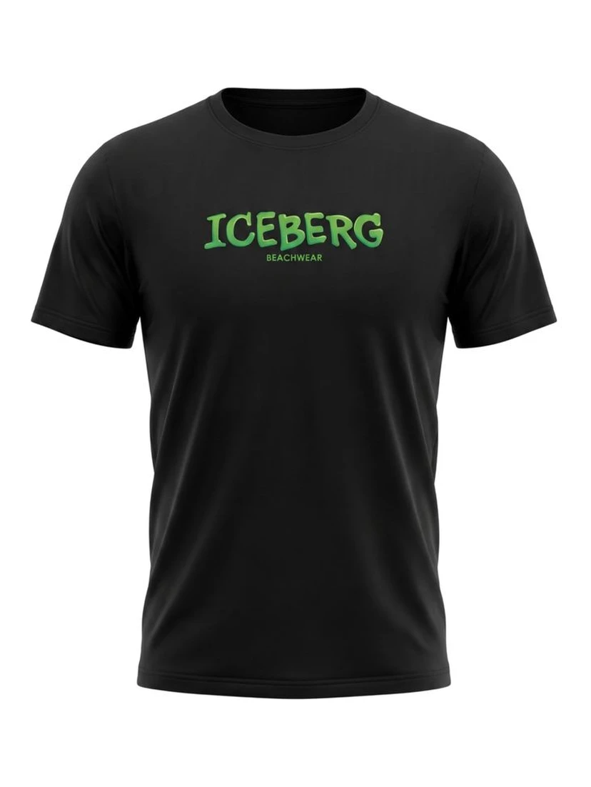 Black Cotton Men T-Shirt