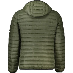 Green Polyamide Men Jacket
