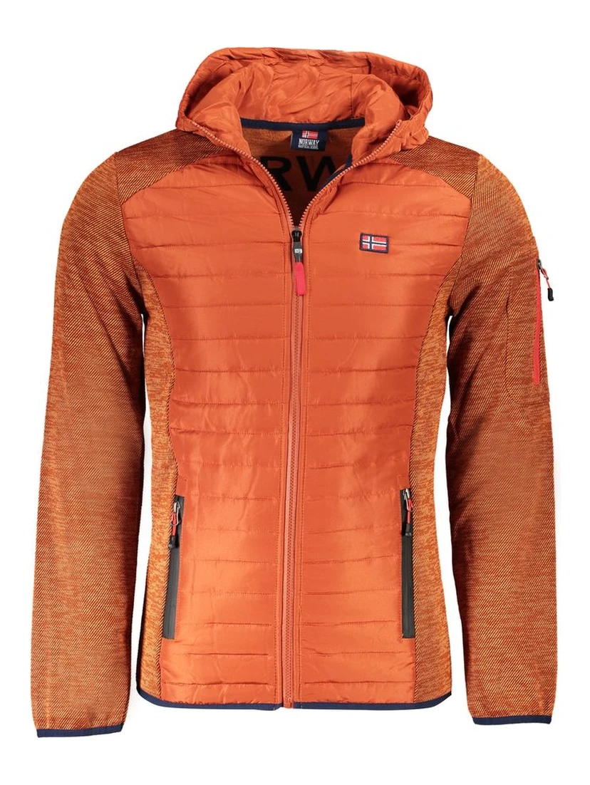 Marrone Polyester Men's Jacket