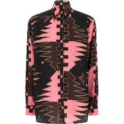 Multicolor Silk Pattern Shirt