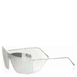 Silver Metallic Fiber Women Sunglasses