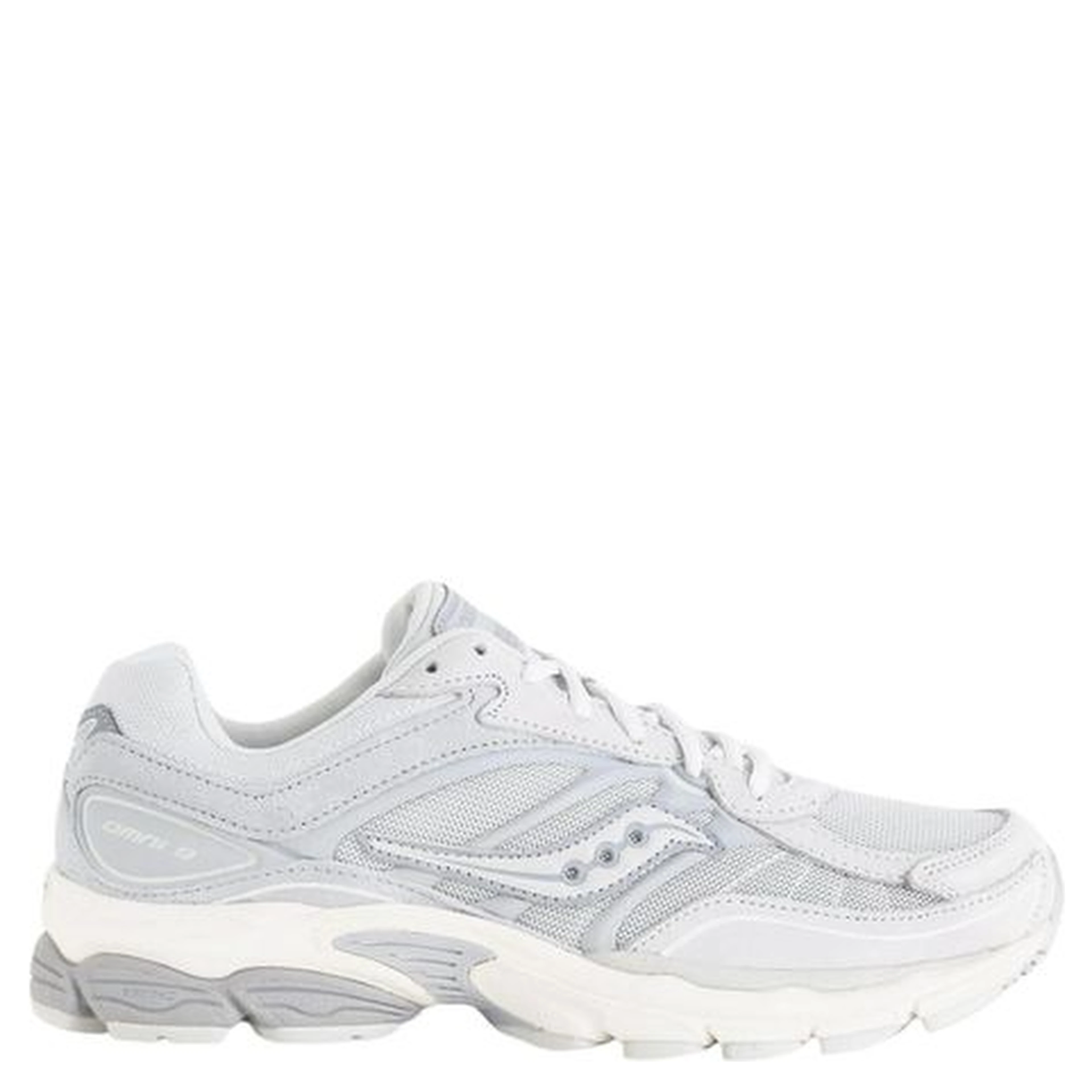 Gray Synthetic Athletic Sneakers