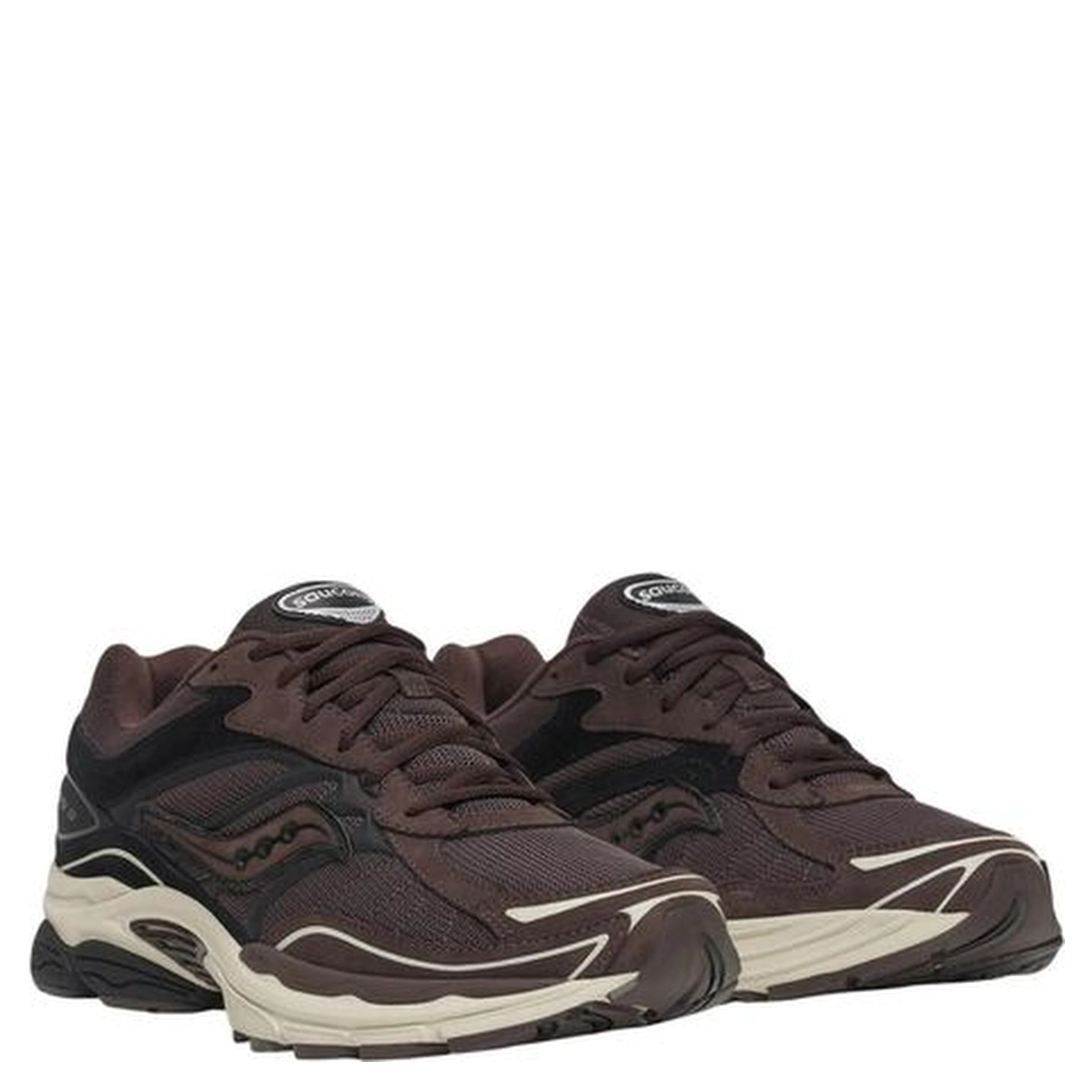 Bicolor Fabric Athletic Sneakers