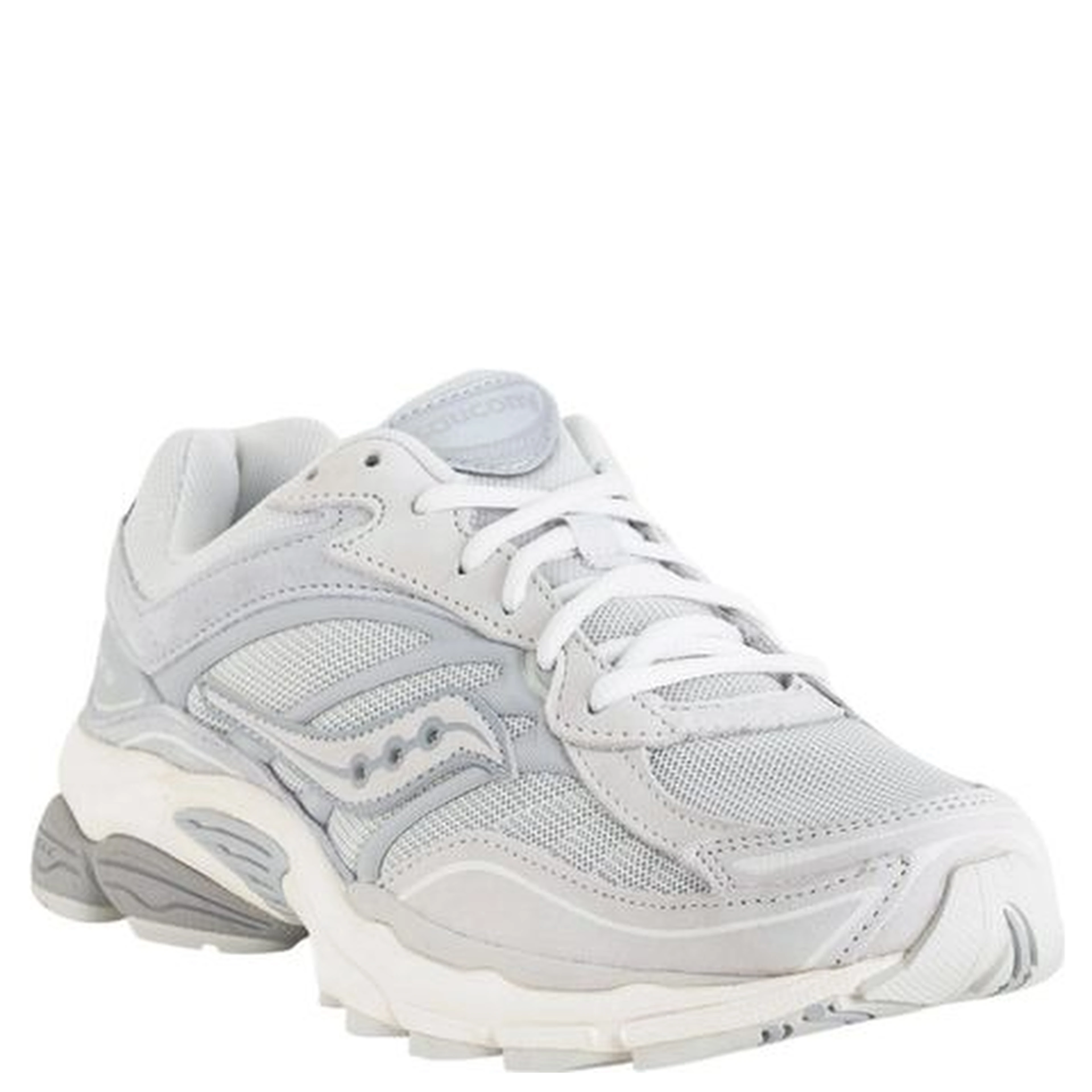 Gray Synthetic Athletic Sneakers