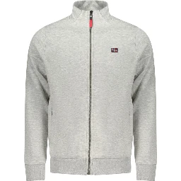 Grigio Cotton Men Sweatshirt