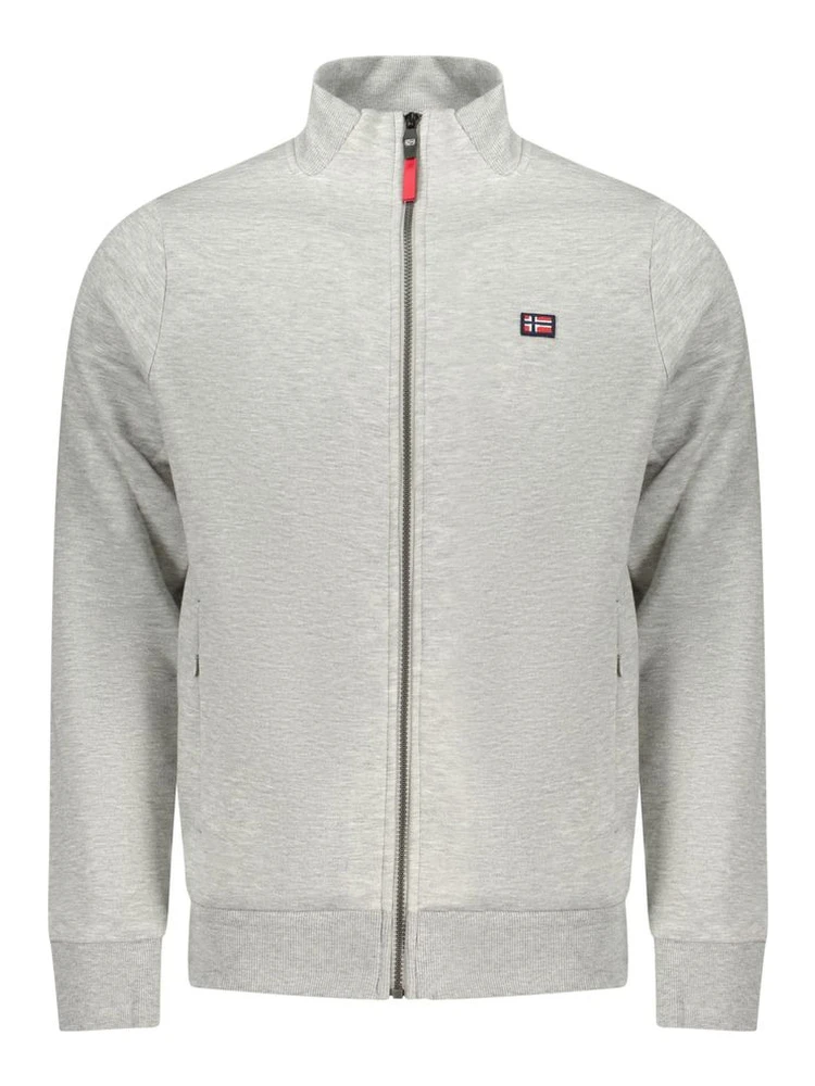 Grigio Cotton Men Sweatshirt