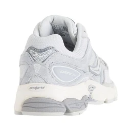 Gray Synthetic Athletic Sneakers