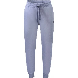 Blue Cotton Men's Track Pant