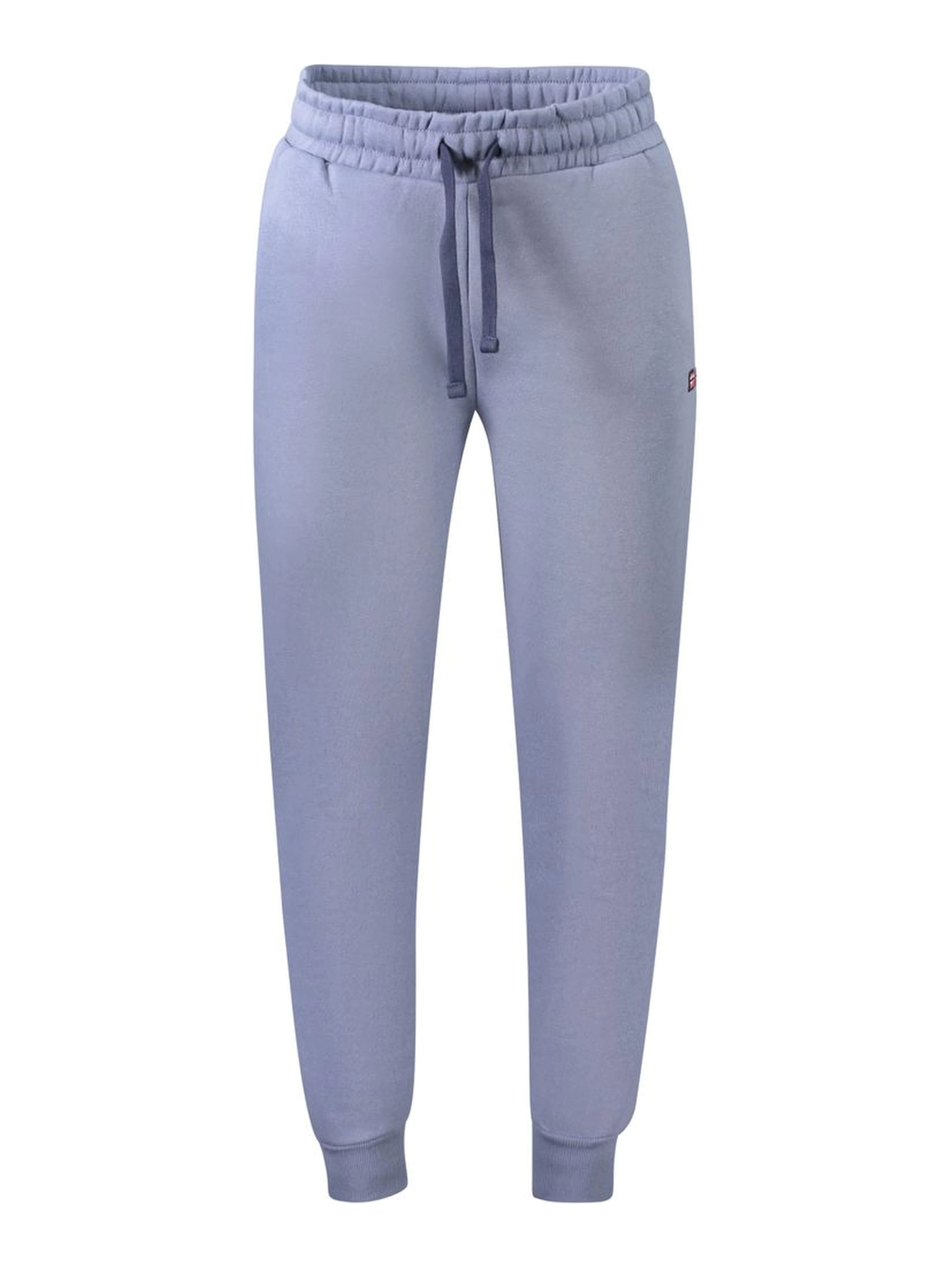 Blue Cotton Men's Track Pant