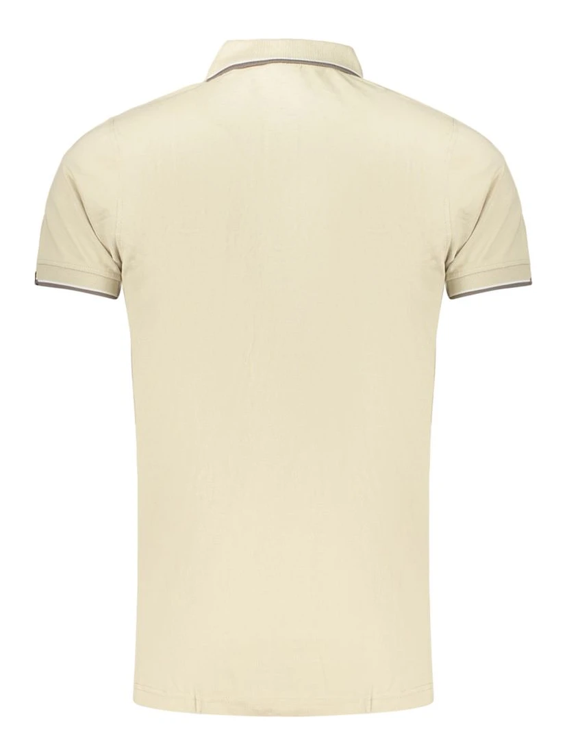Beige Cotton Men's Polo