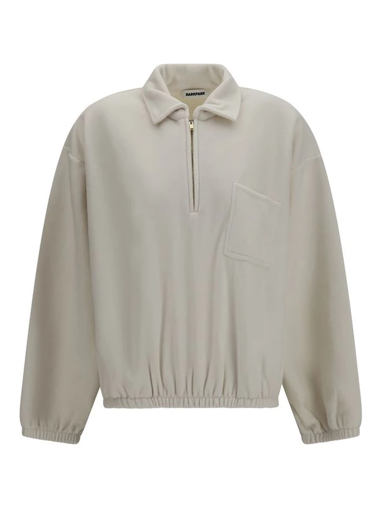 Beige Polyester Sweatshirt