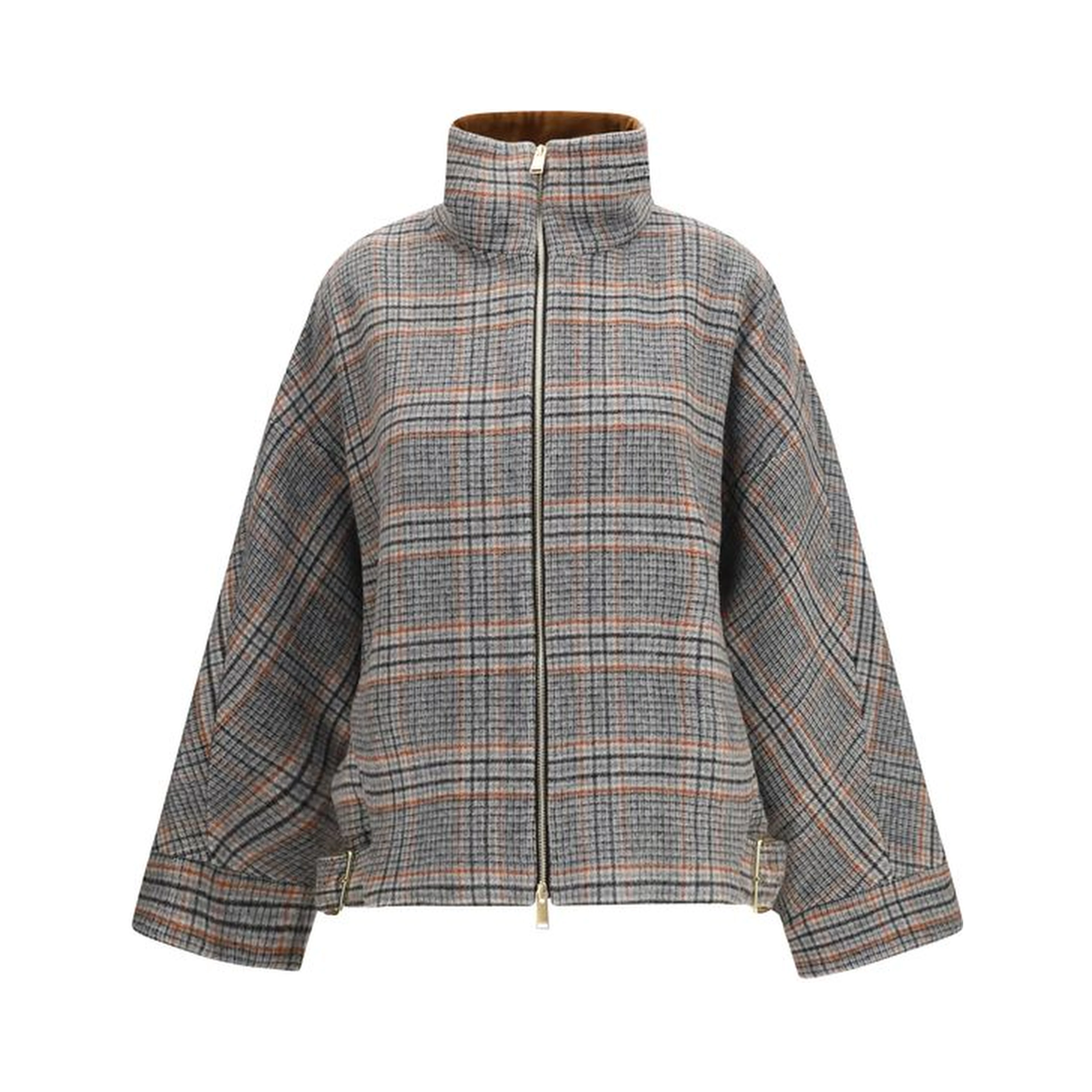 Gray Wool Oves Aries Bomber