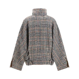 Gray Wool Oves Aries Bomber
