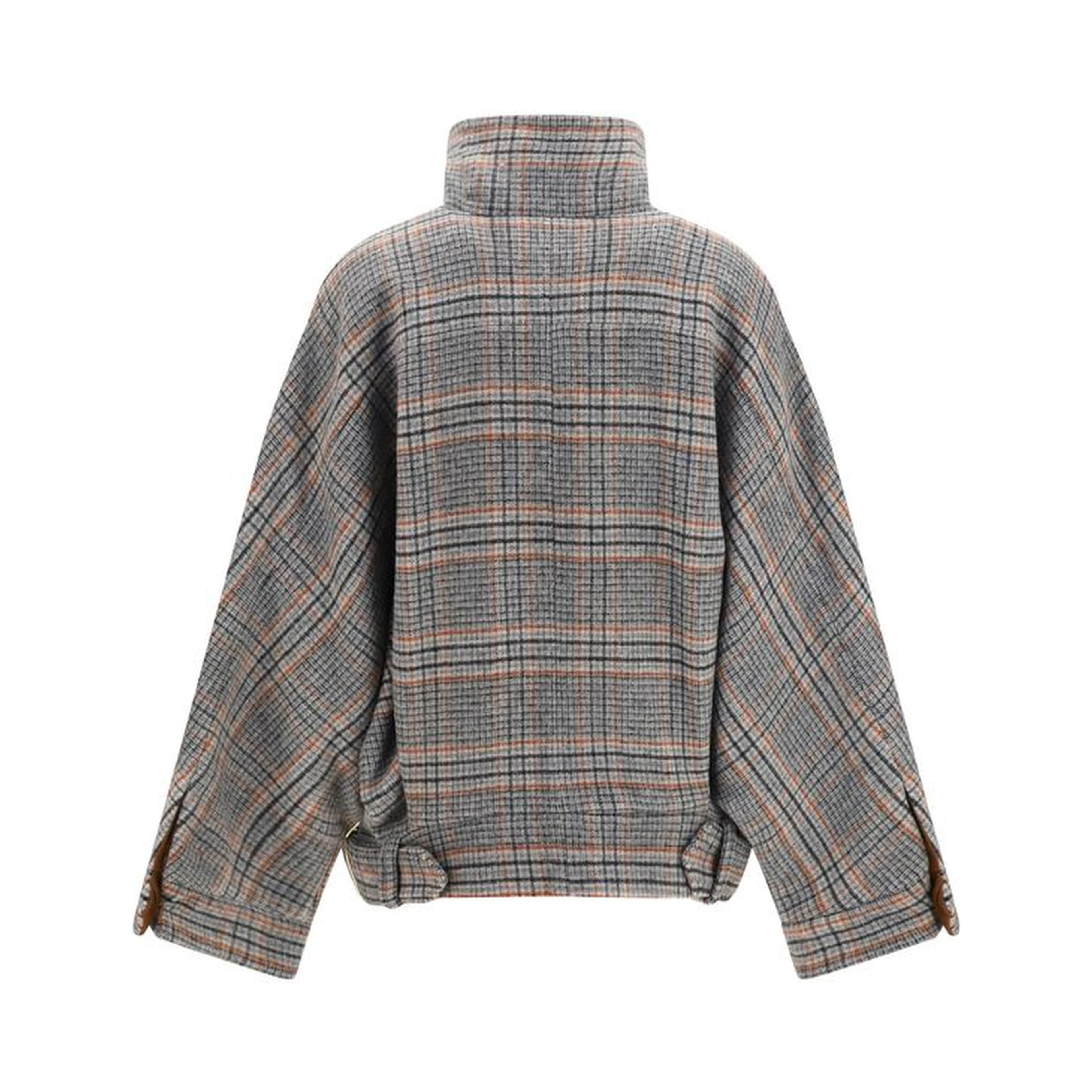 Gray Wool Oves Aries Bomber